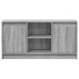 TV stand with LED in gray Sonoma engineered wood 100x34x50 cm by , TV Furniture - Ref: Foro24-852192, Price: 82,90 €, Discoun...