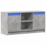 Mueble de TV LED madera ingeniería gris hormigón 100x34x50 cm de , Muebles TV - Ref: Foro24-852190, Precio: 80,27 €, Descuent...