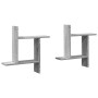 Wall shelf 2 units engineered wood gray Sonoma 50x12x50cm by , Shelves and shelves - Ref: Foro24-853259, Price: 24,51 €, Disc...