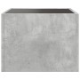 Coffee table with Infinity LED gray concrete 40x40x30 cm by , Coffee table - Ref: Foro24-847598, Price: 69,48 €, Discount: %