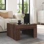 Coffee table with Infinity LED brown oak 50x50x30 cm by , Coffee table - Ref: Foro24-847608, Price: 84,99 €, Discount: %