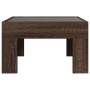 Coffee table with Infinity LED brown oak 50x50x30 cm by , Coffee table - Ref: Foro24-847608, Price: 84,99 €, Discount: %