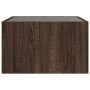 Coffee table with Infinity LED brown oak 50x50x30 cm by , Coffee table - Ref: Foro24-847608, Price: 84,99 €, Discount: %