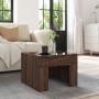 Coffee table with Infinity LED brown oak 40x40x30 cm by , Coffee table - Ref: Foro24-847601, Price: 71,77 €, Discount: %