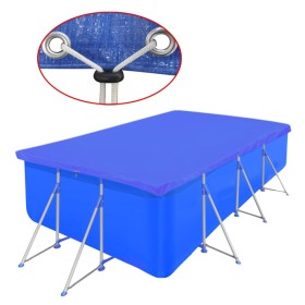 Rectangular pool cover PE 90 g/m2 540x270 cm by vidaXL, Pool covers - Ref: Foro24-90592, Price: 49,45 €, Discount: %