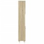 Armario de baño madera ingeniería roble Sonoma 30,5x30x179 cm de , Muebles de baño - Ref: Foro24-849631, Precio: 82,10 €, Des...