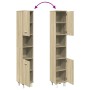 Armario de baño madera ingeniería roble Sonoma 30,5x30x179 cm de , Muebles de baño - Ref: Foro24-849631, Precio: 82,10 €, Des...