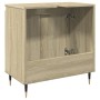 Engineered wood bathroom cabinet in Sonoma oak, 58x33x60 cm. by , Bathroom furniture - Ref: Foro24-849673, Price: 61,11 €, Di...