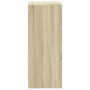 Aparador con LED madera de ingeniería roble Sonoma 77x34x85 cm de , Aparadores - Ref: Foro24-852133, Precio: 86,60 €, Descuen...