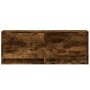 Wall-mounted TV stand with LED lights in smoked oak, 100x31x35 cm. by , TV Furniture - Ref: Foro24-852366, Price: 75,79 €, Di...