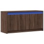 LED TV stand in brown oak engineered wood, 100x34x50 cm by , TV Furniture - Ref: Foro24-852214, Price: 88,94 €, Discount: %