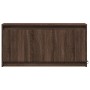 LED TV stand in brown oak engineered wood, 100x34x50 cm by , TV Furniture - Ref: Foro24-852214, Price: 88,94 €, Discount: %