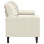 3-seater sofa with cream velvet cushions, 180 cm by , Sofas - Ref: Foro24-3278237, Price: 289,14 €, Discount: %