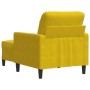 Sillón con taburete terciopelo amarillo 60 cm de , Sofás - Ref: Foro24-3278263, Precio: 181,37 €, Descuento: %