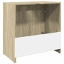 Bathroom vanity cabinet in Sonoma oak engineered wood, 60x33x60 cm. by , Bathroom furniture - Ref: Foro24-849604, Price: 46,9...