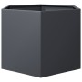 Hexagonal planter in anthracite grey steel, 69x60x45 cm by , Pots and planters - Ref: Foro24-851124, Price: 61,09 €, Discount: %