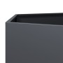 Hexagonal planter in anthracite grey steel, 69x60x45 cm by , Pots and planters - Ref: Foro24-851124, Price: 61,09 €, Discount: %