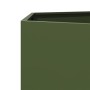 Hexagonal olive green steel planter 138x120x45 cm by , Pots and planters - Ref: Foro24-851139, Price: 93,99 €, Discount: %