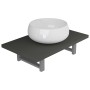 Conjunto de muebles de baño 2 piezas cerámica gris de , Muebles de baño - Ref: Foro24-279334, Precio: 89,95 €, Descuento: %