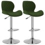 Kitchen stools 2 units dark green velvet by , Kitchen stools - Ref: Foro24-334914, Price: 138,45 €, Discount: %