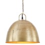 Round vintage hanging lamp 25 W brass 31 cm E27 by , Lamps - Ref: Foro24-320547, Price: 46,49 €, Discount: %