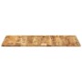 Tischplatte aus grobem Mangoholz 140x60x(2,5-2,7) cm von , Tischplatten - Ref: Foro24-328348, Preis: 145,36 €, Rabatt: %