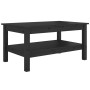 Mesa de centro de madera maciza de pino negro 80x50x40 cm de , Mesas de centro - Ref: Foro24-814288, Precio: 115,99 €, Descue...