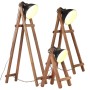 Floor lamp 3 pieces solid mango wood black E27 by , Lamps - Ref: Foro24-320593, Price: 212,99 €, Discount: %