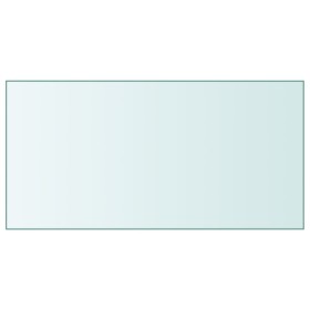 Tempered glass table surface, transparent, 50x100 cm by , Table tops - Ref: Foro24-345074, Price: 38,85 €, Discount: %