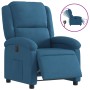 Sillón reclinable eléctrico terciopelo azul de , Sillones - Ref: Foro24-3204288, Precio: 257,69 €, Descuento: %