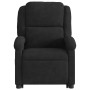 Black velvet reclining and lift chair by , Armchairs - Ref: Foro24-3204306, Price: 278,61 €, Discount: %