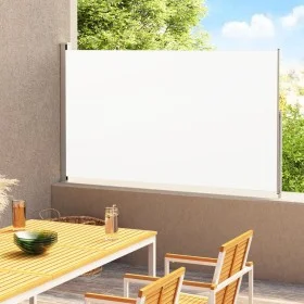 Toldo lateral retráctil de jardín crema 180x300 cm de vidaXL, Sombrillas - Ref: Foro24-313400, Precio: 88,17 €, Descuento: %