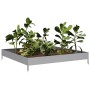 Galvanized steel planter 100x100x18.5 cm by , Pots and planters - Ref: Foro24-851015, Price: 40,37 €, Discount: %