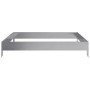 Galvanized steel planter 100x100x18.5 cm by , Pots and planters - Ref: Foro24-851015, Price: 40,37 €, Discount: %