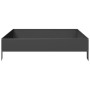 Arriate de acero negro 100x100x26 cm de , Maceteros y jardineras - Ref: Foro24-851017, Precio: 50,99 €, Descuento: %