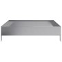 Galvanized steel planter 100x100x26 cm by , Pots and planters - Ref: Foro24-851022, Price: 46,06 €, Discount: %