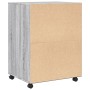 Engineered wood rolling cabinet in Sonoma gray, 60x48x81 cm. by , Filing cabinets - Ref: Foro24-853169, Price: 84,10 €, Disco...