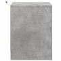 Bedside table with 2 LED lights, made of gray concrete engineered wood. by , Nightstands - Ref: Foro24-852054, Price: 99,80 €...