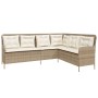 Gartensofa-Set, 2-teilig, mit braunen Kunststoff-Rattan-Kissen. von , Gartensets - Ref: Foro24-3262094, Preis: 517,14 €, Raba...