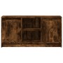 LED TV stand in smoked oak engineered wood 100x34x50 cm by , TV Furniture - Ref: Foro24-852191, Price: 80,37 €, Discount: %