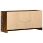 LED TV stand in smoked oak engineered wood 100x34x50 cm by , TV Furniture - Ref: Foro24-852191, Price: 80,37 €, Discount: %