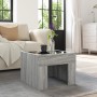 Coffee table with Infinity LED gray Sonoma 40x40x30 cm by , Coffee table - Ref: Foro24-847600, Price: 71,77 €, Discount: %