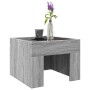 Coffee table with Infinity LED gray Sonoma 40x40x30 cm by , Coffee table - Ref: Foro24-847600, Price: 71,77 €, Discount: %