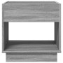 Mesa de centro con Infinity LED gris Sonoma 50x50x50 cm de , Mesas de centro - Ref: Foro24-847656, Precio: 106,48 €, Descuent...