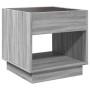 Mesa de centro con Infinity LED gris Sonoma 50x50x50 cm de , Mesas de centro - Ref: Foro24-847656, Precio: 106,48 €, Descuent...