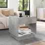 Coffee table with Infinity LED concrete gray 50x50x50 cm by , Coffee table - Ref: Foro24-847654, Price: 103,04 €, Discount: %