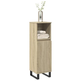 Bathroom cabinet made of oak Sonoma plywood 30x30x100 cm by , Bathroom furniture - Ref: Foro24-849672, Price: 61,47 €, Discou...