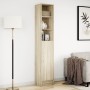 Sideboard with LED lighting, engineered oak wood in Sonoma oak color, 36x32.5x200 cm. by , Sideboards - Ref: Foro24-852126, P...