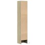 Aparador con LED madera ingeniería roble Sonoma 36x32,5x200 cm de , Aparadores - Ref: Foro24-852126, Precio: 92,99 €, Descuen...