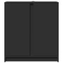 Sideboard with LED lights, engineered wood, black, 77x34x85 cm by , Sideboards - Ref: Foro24-852132, Price: 89,30 €, Discount: %